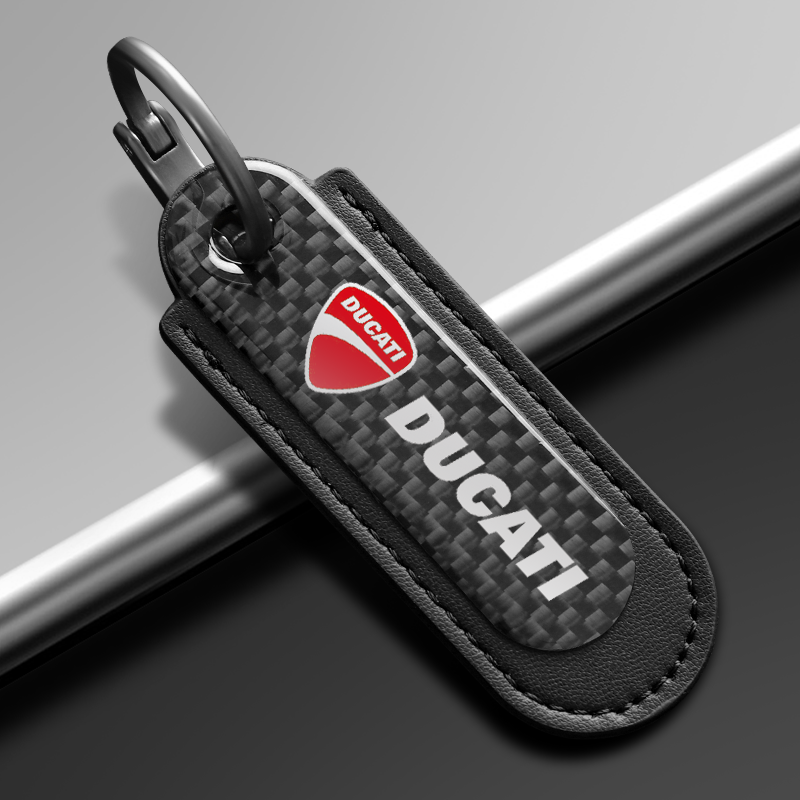 Carbon Fiber Key Chain Fit For Ducati Models