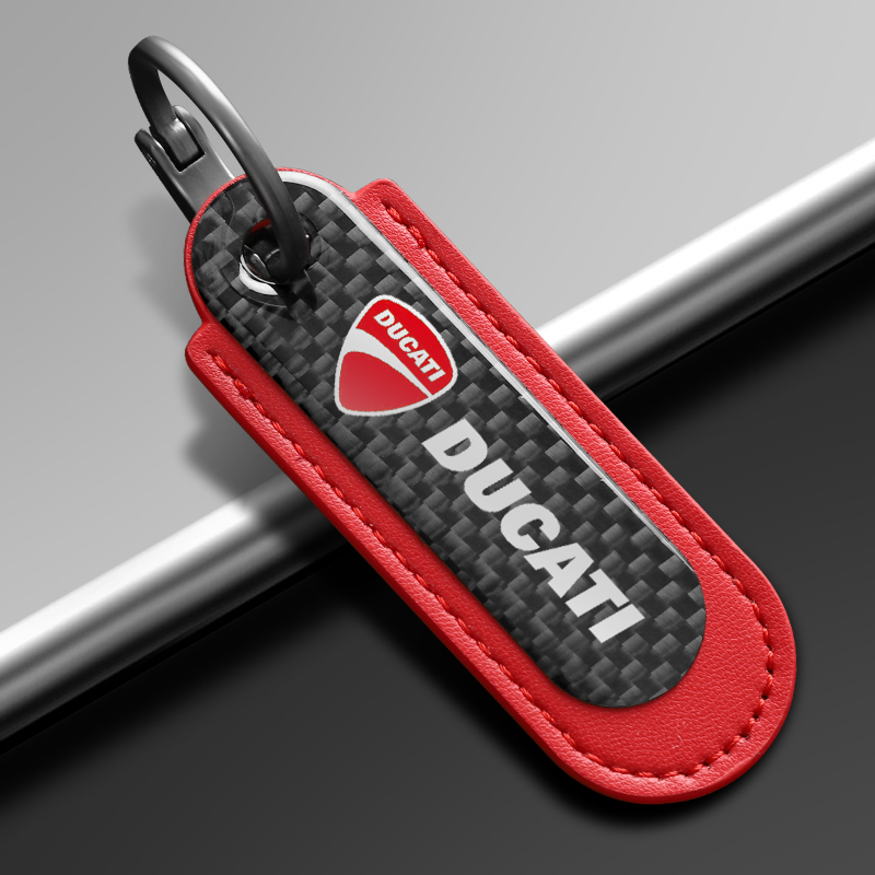 Carbon Fiber Key Chain Fit For Ducati Models